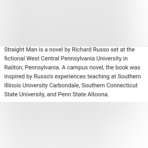Straight Man By: Richard Russo Novel Pulitzer Prize Winning Author 391 Pages - Picture 3 of 9